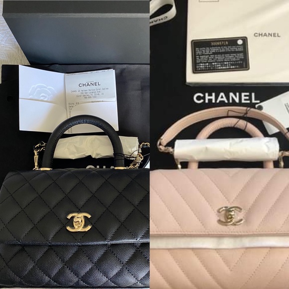 ❌SOLD❌NEW Chanel Caviar Quilted Mini Coco Handle - Picture 15 of 16